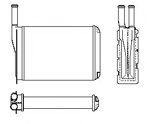 JDEUS  Radiador de calefaccion RENAULT Espace 2.0i
